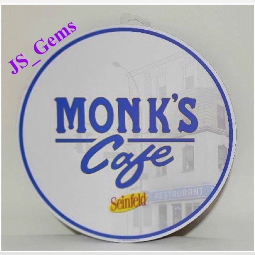 New White Painted Wood Seinfeld Home Sign